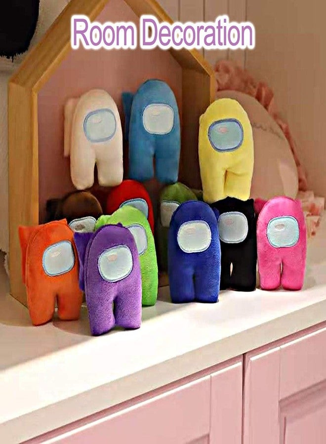 NefLaca Among Us Plush Toys Plushie Animal Toy 12 Pcs, Among Us Merch Stuff Funny Little Animal Gifts for Super Game Fans Young and Children - Image 3